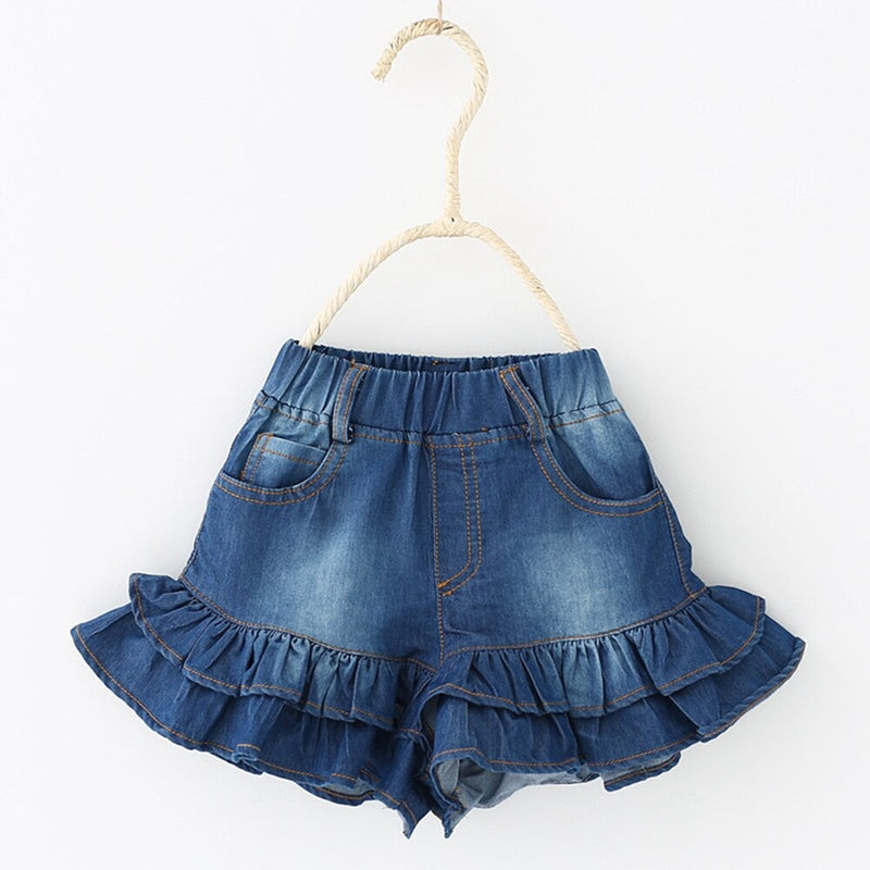 Chumhey 3-8T Baby Mädchen Shorts Sommer Weiche Denim Kurze Hosen Mädchen Stickerei Tier Heiße Jeans Kinderkleidung Toldder Kleidung