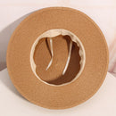 Spring Summer New Retro Gold Braided Flat Head Straw Hat Lady Wide Eaves Sunscreen Sun Hat Diamond Cap 2019 Hot