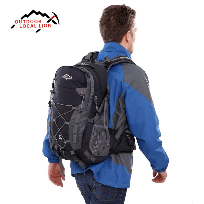 1Pcs Outdoor Sporttasche LOCAL LION 40L Rucksäcke Reisetasche Männer Wasserdichter Rucksack Rucksack