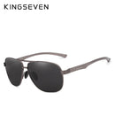 KINGSEVEN, nuevas gafas de sol polarizadas de aluminio a estrenar, gafas de sol a la moda para hombre, gafas de viaje para conducir, gafas para hombre, gafas N7188
