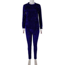 Chándal de terciopelo de otoño 2022, conjuntos de mujer, chándal de terciopelo de invierno de dos piezas, chándal de mujer, trajes de 2 piezas para mujer, sudadera