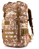 Mochila táctica del ejército para hombre de gran capacidad de 50L, bolsas militares impermeables, mochila para escalar, senderismo, mochilas de viaje, mochila militar
