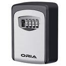 ORIA 4 Digit Combination Durable Key Storage Lock Box Wall Mounted Safety Key Lock Box Large Storage Capacity