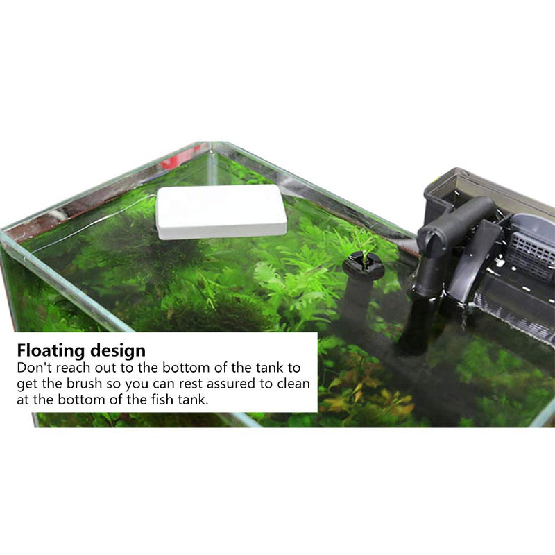 Starke magnetische Aquarium-Glasreiniger-Bürste, Aquarium-Reinigungsschaber, Wischerwerkzeug, nützliches Wohnaccessoires