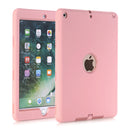 Cases For  iPad 9.7" 2017 2018(A1822/A1893),High-Impact Shockproof 3 Layers Soft Rubber Silicone+Hard PC Protective Cover Shell