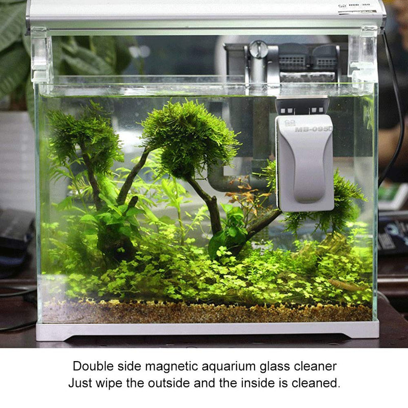 Starke magnetische Aquarium-Glasreiniger-Bürste, Aquarium-Reinigungsschaber, Wischerwerkzeug, nützliches Wohnaccessoires