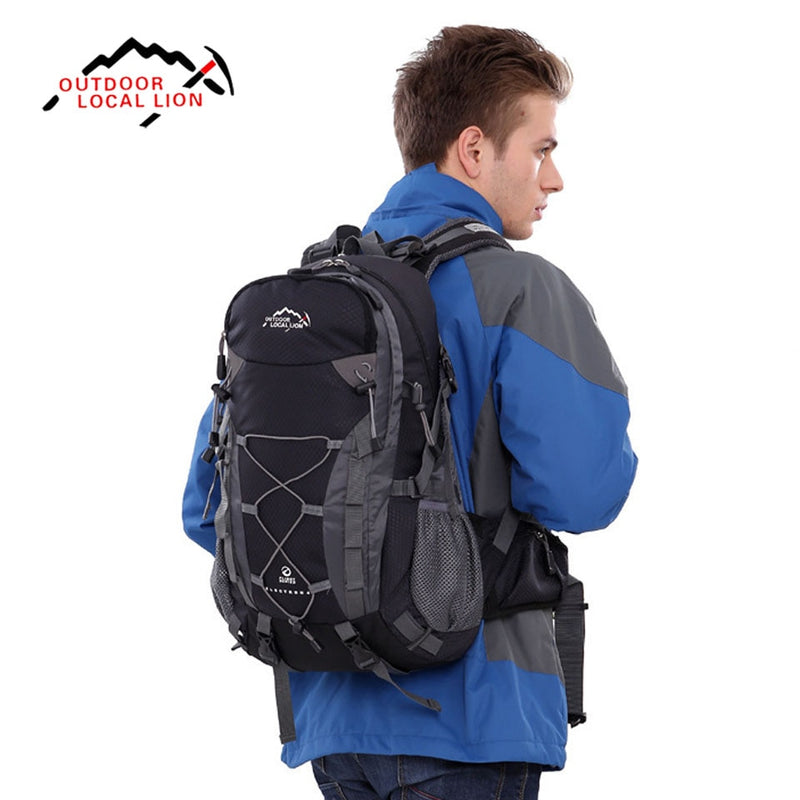 1 Uds bolsa de deporte al aire libre LOCAL LION 40L mochilas bolsa de viaje hombres mochila impermeable mochila