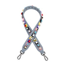 INS Hot Popular Genuine Leather Shoulder Strap Colorful bag accessories Women handbag strap asas para bolso