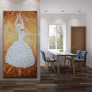 Mintura Ballet Dancer Picture Hand Painted Abstract Palette Knife  Oil Paintings On Canvas  Wall Art For Living Room  Home Decor