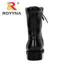 ROYYNA New Popular Increase Short Boots Women Autumn Winter Round Head Boots Woman Zapatos De Mujer Comfortable Ladies Shoe