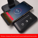 Flexible Table Lamp Led Desk Lamp Eye-Protection Book Light Qi Wireless Charging for Mobile phone 5-Level Brightness&amp;Color