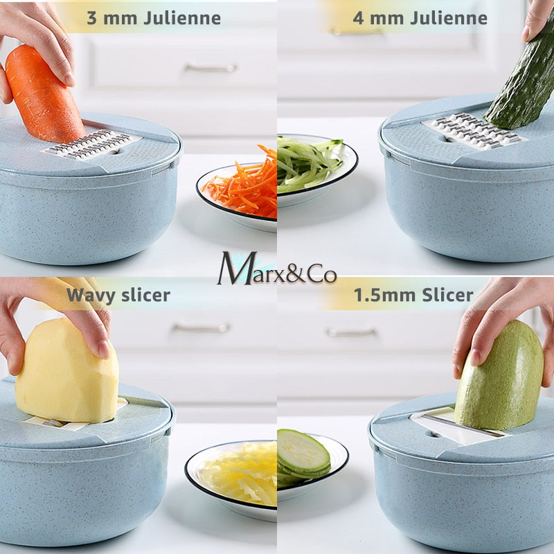 Vegetable Cutter Slicer Grater For Vegetable Fruit Peeler Multi-function Food Tools Kitchen Accessories Cook gadget