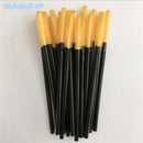 200 pcs/lot Silicone Eyelashes Brushes Mix Colors Disposable Mascara Wands Lashes Makeup Brushes For Eyelash Extension