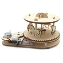 Juguetes STEM para niños, juego de tecnología de experimentos de ciencia educativa, modelo de excavadora hidráulica DIY, rompecabezas, juguetes pintados para niños