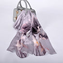 [BYSIFA] nueva bufanda de seda pura de lujo para mujer, bufandas largas de primavera y otoño para mujer, bufanda de cuello de seda de 100% de marca, Foulard 175*52cm