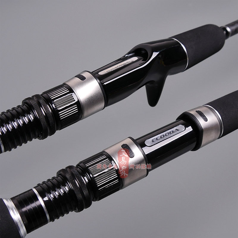 ECOODA EPJ II Full Fuji Parts Single Section 1.6m/1.68m/1.52m  Spinning/Casting Rod  Corss Carbon Boat Rod Jigging Rod