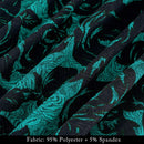 Mujeres Floral elegante cuello en V vaina ajustada Casual trabajo fiesta Sexy sin mangas verano lápiz vestido EB425