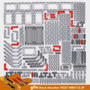 MOC Technical Parts Bricks Pin Liftarm Studless Beam Axle Connector Panel Gear Car Robot Toy Mindstorms Building Blocks Bulk Set