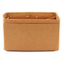 SPEEDY 25 30 35 Felt Cloth Insert Bag Organizer khaki Makeup Handbag shaper Organizer Travel Inner Purse Portable Cosmetic Bags