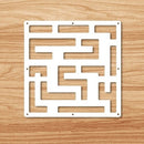 Pantallas colgantes de 12 piezas de 29x29 Cm para sala de estar, partes de paneles, arte de pared divisoria, decoración Diy, hilo de plástico de madera blanca