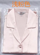 Conjunto de pijama clásico 100% de seda pura para mujer, camisón ML XL YM007