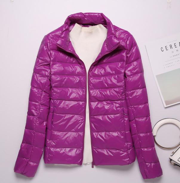 2022 Autumn Winter Women Lightweight White Duck Down Jacket Parka Female Ultra Light Down Coat Warm Puffer Outwears Short Tops