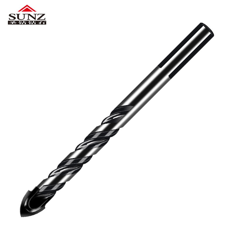 5PCS/10PCS  Black thread triangular drill  ceramic tile, glass wall  stone  marble, drilling spade bit