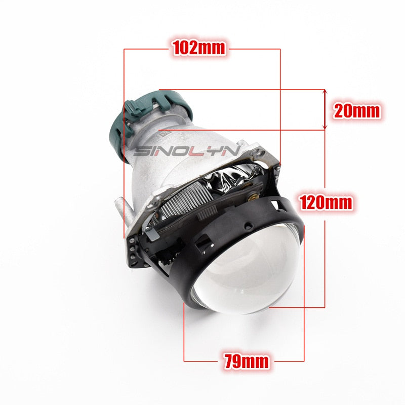 Sinolyn D1S D2S D3S D4S Hella 3R G5 Linsen für Scheinwerfer 3.0 HID Bi-Xenon Projektorlinse ersetzen Autolampen Zubehör Nachrüstung