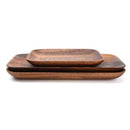 Japanese Acacia Solid Wood Tray Dinner Plate Disc Coffee Tea Tray Fruit Bread Food Dessert Breakfast Plate Square Rectangle