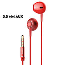 Baseus 6D Estéreo Auriculares intrauditivos Auriculares Control por cable Auriculares de sonido bajo para auriculares de 3,5 mm