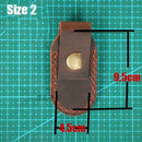 7 diseños Primera capa Crazy horse cuero de vaca Cuchillo plegable Herramienta alicates Caja de botón rápido vaina pretina Hebilla de cinturón