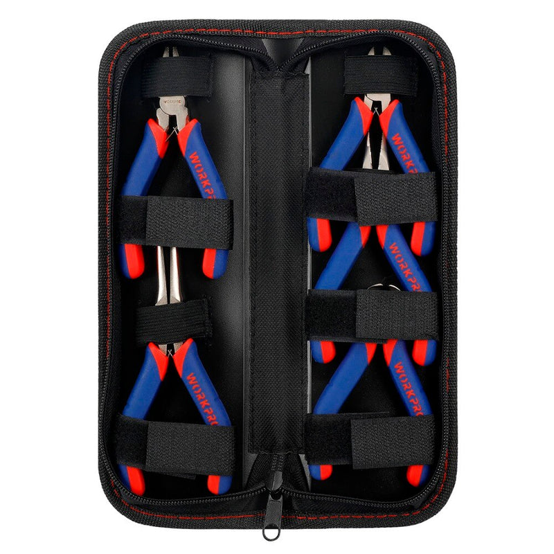 WORKPRO 5/7PC Mini Set Mini alicates Basics Alicates Herramientas Set Alicates diagonales Cortador DIY Juego de alicates con bolsa