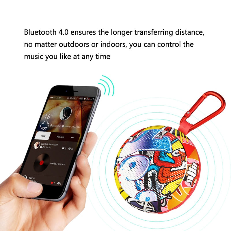 MIFA F1 Portable Bluetooth Speaker outdoor Wireless Speaker waterproof IPX4 with Sound  Strong Bass Stereo Music Audio Player