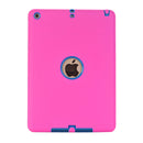 Cases For  iPad 9.7" 2017 2018(A1822/A1893),High-Impact Shockproof 3 Layers Soft Rubber Silicone+Hard PC Protective Cover Shell
