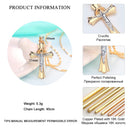 LADYCHIC Kruzifix Jesus Gold Kreuz Halskette für Frauen Männer Klassisches christliches Kreuz Anhänger Kirche Zubehör Dropshipping LN1069