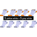 10 pares de nuevos calcetines de algodón de primavera y verano, calcetines tobilleros cortos transpirables de malla náutica para hombre, calcetines deportivos informales de alta calidad para hombre, regalo Sokken