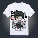 Tokyo Ghoul T-shirt New Japan Anime Ken Kaneki Cosplay Costume Comfortable Breathable Milk Fiber T Shirt For Men Women Tops Tees