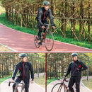 X-TIGER Winter Fleece Thermo Fahrradjacke Mantel Winddicht Fahrradbekleidung Herbst Outdoor Sport Radfahren Camping Wanderjacke