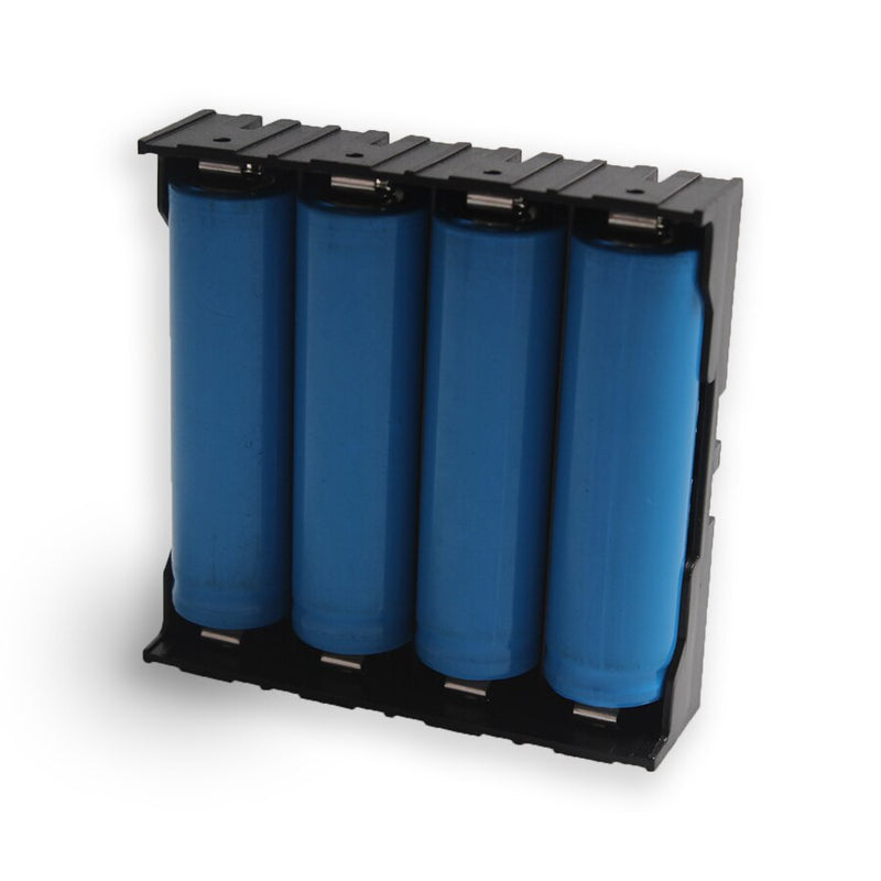 100 unids/lote 18650 soporte de batería 18650 soporte de caja de batería caja de baterías para 4*3,7 V 18650 batería de litio para conexión de soldadura