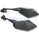LMoDri Motorcycle Mirrors Racing Sport Bike Rear View Mirror For Honda CBR F4 F4i/RC51/ RVT1000 DD250E/300/350 HYOSUNG GT Carbon