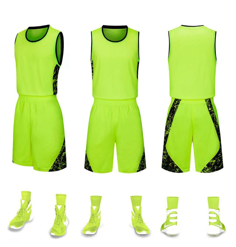 Nuevo traje de pelota deportiva para hombres y mujeres, ropa de baloncesto absorbente de sudor, transpirable y de secado rápido, se puede personalizar.