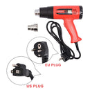 FOSHIO, envoltura de vinilo de fibra de carbono, pistola de calor para UE/EE. UU., Kit de herramientas para coche, tinte de ventana, pistola de aire caliente, escurridor para envolver, accesorios para automóviles