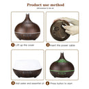 400ml Humidifier Ultrasonic Air Humidifier APP WiFi Control Mist Maker Aroma Essential Oil Diffuser LED Night Light Home Office