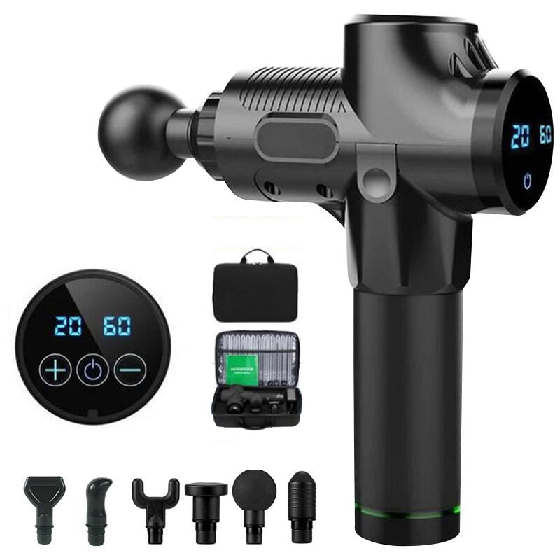 Massage Gun Fascia Gun Deep Muscle Relax Massage Electric Massager Fitness Equipment Noise Reduction Design For Male Female Back