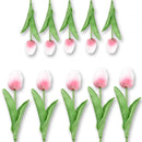 10pcs Tulip Artificial Flower Branch PU Tulipas Flor Artificial Bouquet Real Touch Fake Flower for Wedding Home Table Decoration