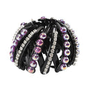 Fashion Women Bun Crystal Hair Claw Horsetail Buckle Hair Clip Bird Nest Expanding Hair Accessories Female Ponytail Headwear