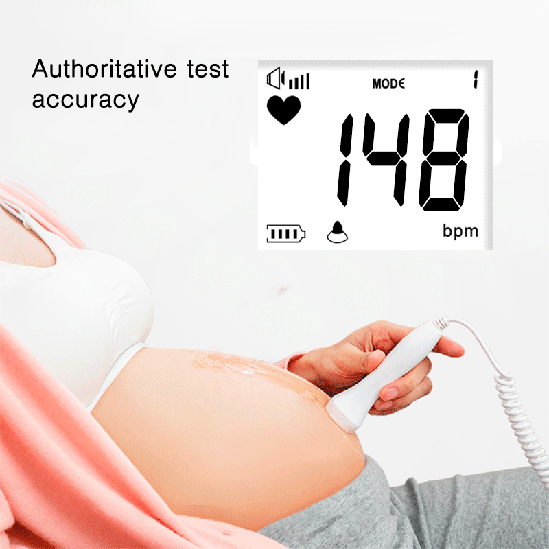Cofoe Fetal Doppler Ultrasound baby heart rate detection instrument home pregnant fetal pulse meter stethoscope  monitoring