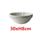 Round /Oval Banneton Brotform Bread Proofing Proving Rattan Basket Bread Banneton Dough Wicker DIY Tool