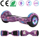 Hoverboard 6.5 Inch Bluetooth Speaker Self Balancing Electric Scooters LED Lights Smart Two Wheels Hover Board Key For Kids Gift