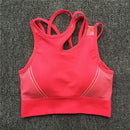 Yoga Set Women Sleeveless Sport Suit Workout Gym Clothes Fitness Sports Bra High Waist Shorts 2 Piece Utra Seamless Sportswear